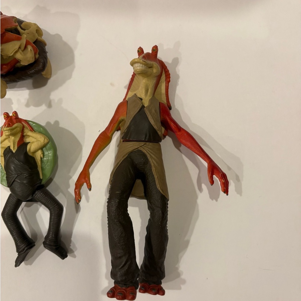 Jar Jar Binks Star Wars Toy lot of 4 - Picture 2 of 16